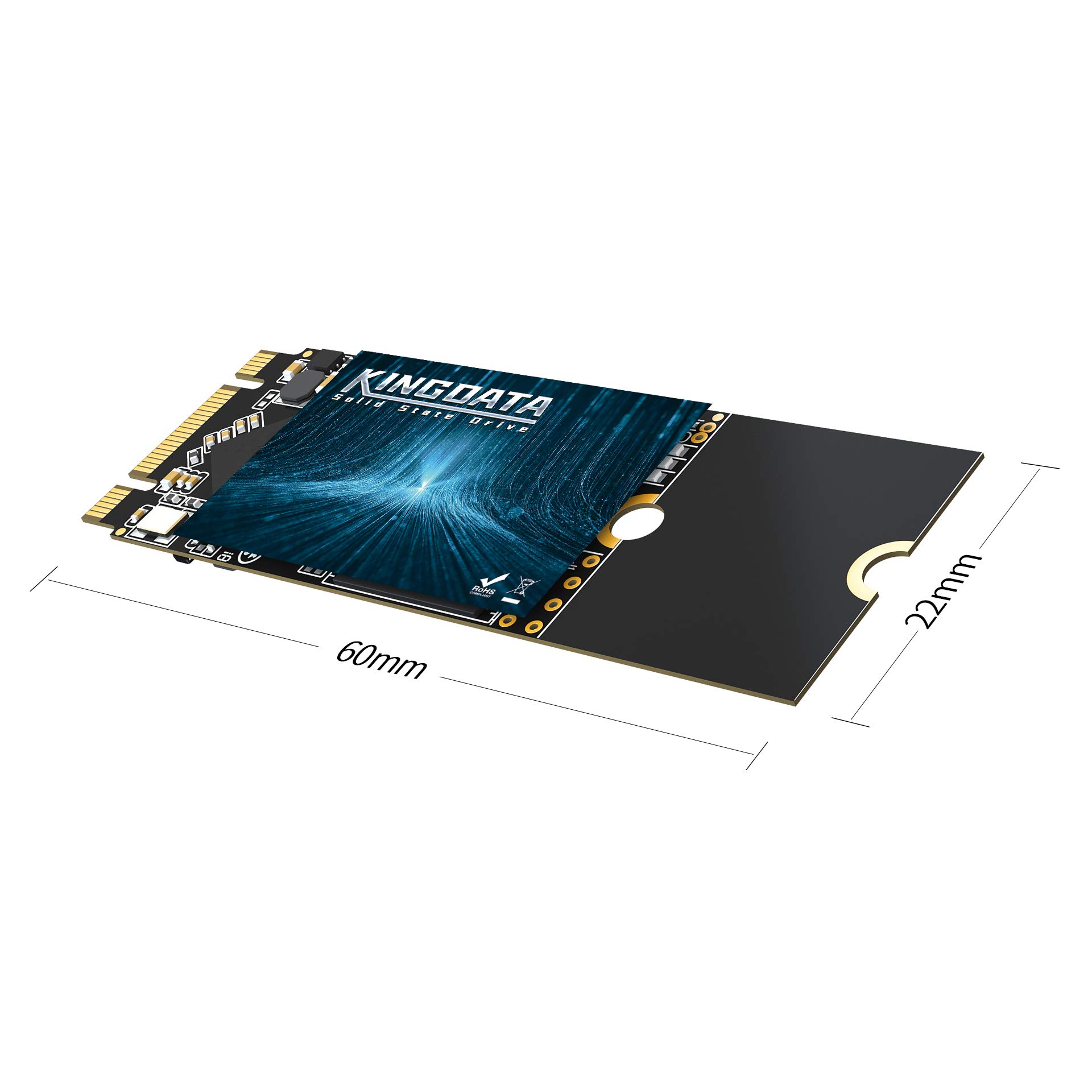 Amazon | Kingdata M.2 2260 SSD 128GB 内蔵型 Solid State Drive SSD